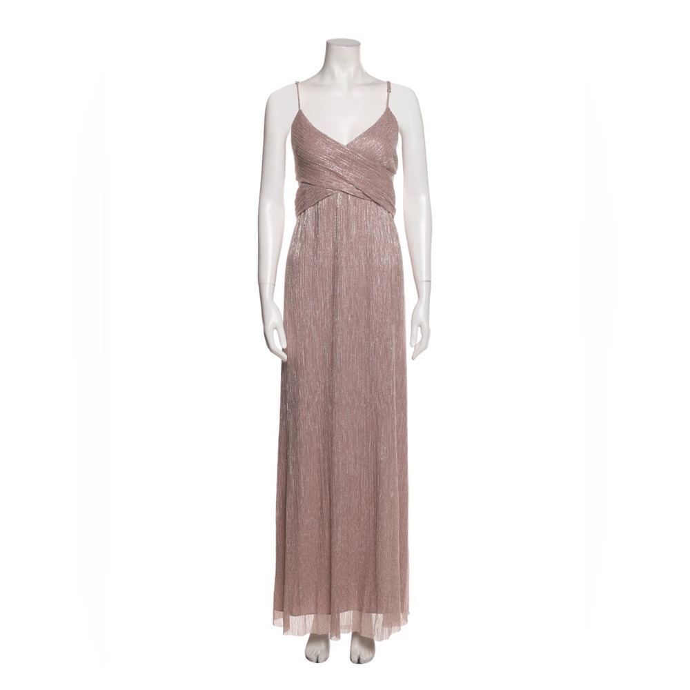 Intermix Pink and Metallic Evening Gown with cutouts- Size 10- New with Tags